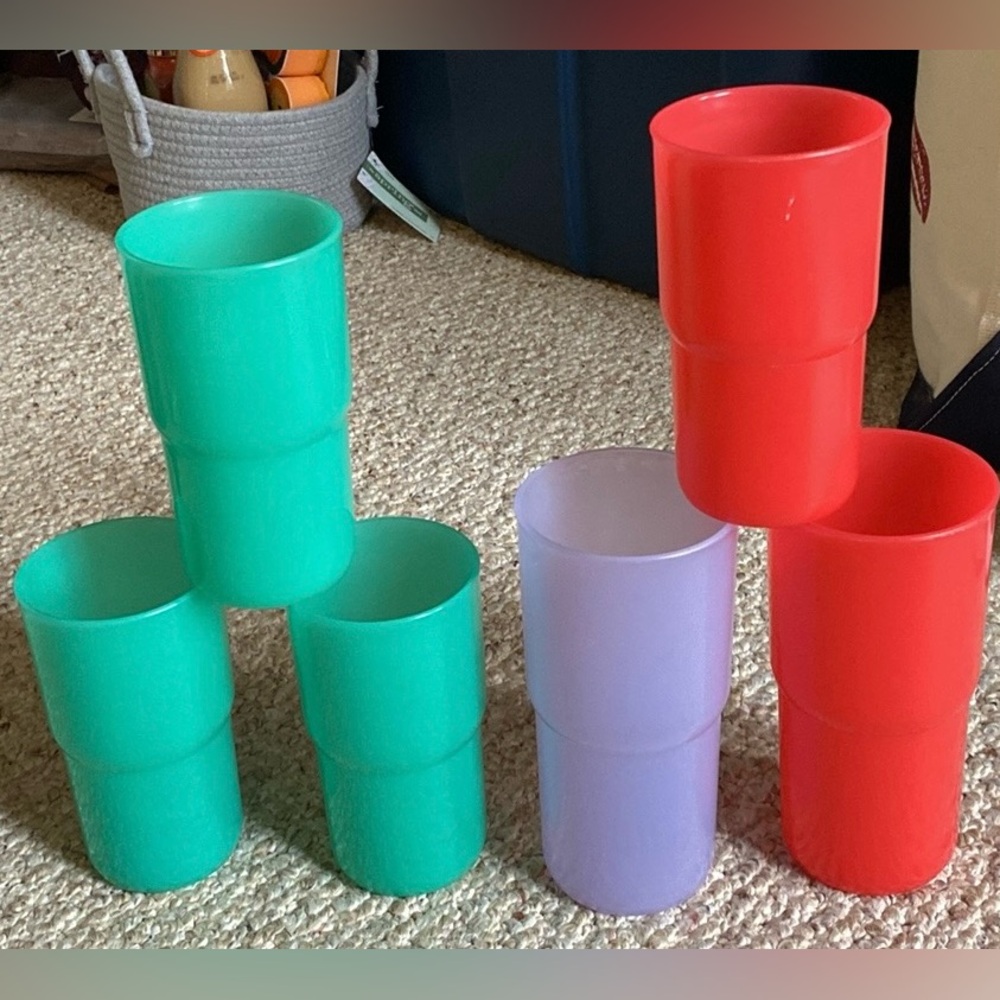 Tupperware cups/tumblers set 6 - Picture 11 of 12